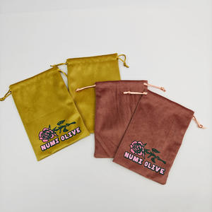Pochette en velours personnalisée avec logo imprimé en sérigraphie, recyclable, pour bijoux, montres, lunettes, sac de luxe - Product Image 6