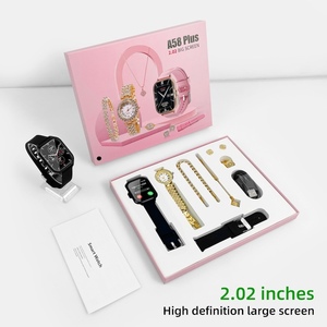 <span class=keywords><strong>Reloj</strong></span> Inteligente A58 <span class=keywords><strong>Plus</strong></span> de Lujo 2025 con Brazalete, <span class=keywords><strong>Reloj</strong></span> Inteligente de Regalo para Damas, Relojes Inteligentes para Mujer 8 en 1 - Product Image 3