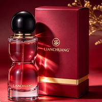 Flacon de parfum en verre personnalisé unique, atomiseurs de parfum, flacon vaporisateur avec bouchon magnétique, emballage et bouchons de flacon