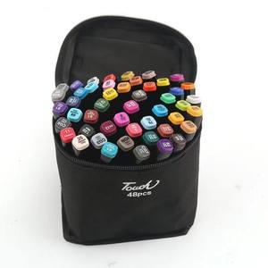 Ensemble de stylos marqueurs personnalisés avec 168 120 <span class=keywords><strong>80</strong></span> 60 48 36 24 couleurs Pointe plate pinceau 30 mm Largeur d'écriture Encre à l'<span class=keywords><strong>alcool</strong></span> <span class=keywords><strong>Feutre</strong></span> pour le marquage artistique sur tissu - Product Image 2