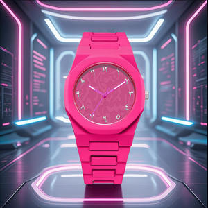 Nuovi <span class=keywords><strong>Orologi</strong></span> al <span class=keywords><strong>Quarzo</strong></span> Impermeabili da <span class=keywords><strong>Uomo</strong></span>, Quadrante 40mm, Cassa in Acrilico, Display Arabo, <span class=keywords><strong>Orologi</strong></span> Unisex - Product Image 3