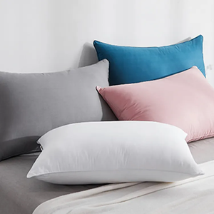 18 "x 26" + 2 "(46x66 + 5cm) dimensi serat mikro lunak sarung poliester serat mewah padat leher tempat tidur Hotel bantal dapat dicuci dengan mesin - Product Image 5