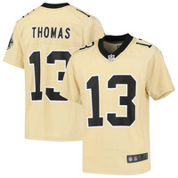 Maillots de football américain NFL pour le commerce extérieur transfrontalier, vêtements de sport des Saints de New Orleans, t-shirt imprimé en 3D à manches courtes