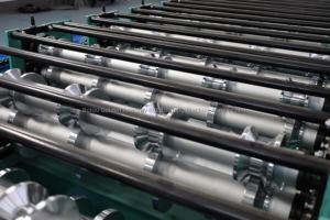 Petit pain trapézoïdal de feuille de <span class=keywords><strong>toiture</strong></span> de double couche formant la machine très utilisée dans le panneau de mur de hangar de dépôt de locomotive d'usine - Product Image 5