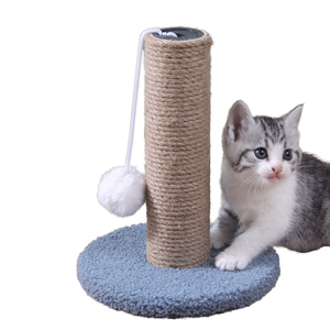 猫抓板 Premium Basics 小猫猫塔树剑麻抓板，带悬挂球，适合小猫或小型猫 - Product Image 1