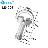 Bexin Roestvrij Staal 1/4 Inch Opvouwbare D-Ring Adapter Schroef Verborgen Camera Schroef Voor Camera Statief Monopod