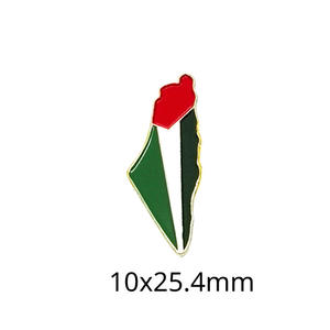 Calcomanía para Teléfono con Diseño de Palestina, Escultura Moderna Multiforma, Esmalte Suave, Aleación de Zinc, Galvanizado, Insignia Patriótica Personalizada - Product Image 5