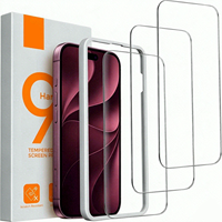 Verre trempé personnalisé pour iPhone 18 Pro Max, impression sérigraphique, protection d'écran, film protecteur en alumine haute, anti-chute, anti-rayures