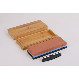 Afilador de cuchillos inteligente de 3 etapas, herramienta de cocina de acero inoxidable, miniafilador de cuchillos con mango de goma antideslizante - Product Image 4