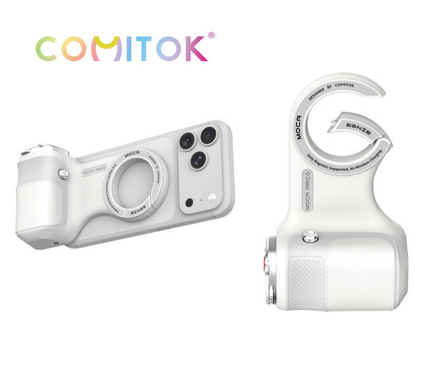 OEM & Agent Price COMITOK Magnetic Phone Camera Grip with Remote Zoom Bed & Desk Use Vlog Shooting