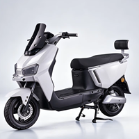 Vente en gros de scooter électrique, cyclomoteur, moto avec batterie au lithium 1000W 60V24Ah, empattement de 1290 mm, frein à disque double