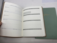 Morandi Pastel Business Planner Mois Organisateur 2023 | Spreads hebdomadaires et mensuels Liste de tâches et pages de notes Cuir végétalien