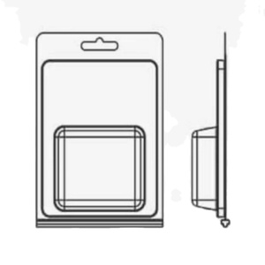 Vente en gros Emballage plastique blister transparent jetable en plastique PET PVC à clapet avec trou pour la main - Product Image 1