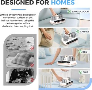 UV Vacuum <b>Cleaner</b> Handheld Upholstery <b>Cleaner</b> Rechargeable Dual Dust Cup - Product Image 6