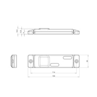 Feu de position latéral MDSM0296G 1235 Éclairage pour applications génériques Fabriqué en Italie