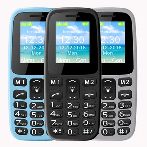Venta de fábrica 2G Bar Senior Phone con botón SOS para personas mayores Teléfono móvil fácil sin cámara