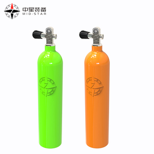 ISO 7866 Và DOT-3AL Đôi Chứng Nhận 250 <span class=keywords><strong>Bar</strong></span> Dưới Nước Oxy Chai Xách Tay Hợp Kim Nhôm Xi Lanh Khí Cho Lặn Sâu - Product Image 3