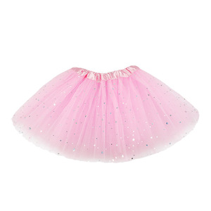 Adult Women's Tutu <strong>Skirt</strong> - 3-Layer Tulle Star &amp; <strong>Sequin</strong> Princess Puffy Party <strong>Skirt</strong> for Stage Performance Costume - Product Image 5