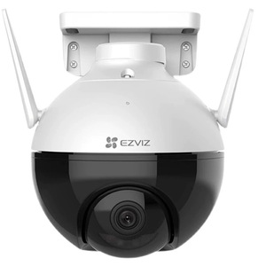 Cámara de Vigilancia WiFi HD de 360 Grados para Exteriores Ezviz C8W, Visión Nocturna, Intercomunicador de Voz, H.265, Almacenamiento en la Nube para el Hogar - Product Image 1