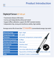 IOT-485-pH BOQU Fabricant 2022 Nouveau 304 coque en acier Inoxydable Numérique En Ligne industrielle capteur de ph 4-20 ma apure 4 20ma