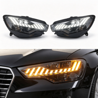 Kit de phares LED pour Audi A6 Avant Allroad 2012-2015, mise à niveau LED DRL, clignotants séquentiels dynamiques, pièces auto