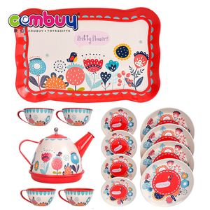 <strong>Tin</strong> Tinplate Pretend Play Classics Boutique Kids Girl Toys <strong>Tea</strong> <strong>Set</strong> - Product Image 5