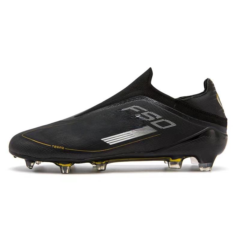 black and gold footy boots