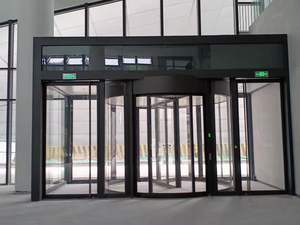 Puerta Giratoria Automática de Acero Inoxidable con Diseño de Sellado Térmico para Centros Comerciales, <span class=keywords><strong>Supermercados</strong></span> y Entradas de Aeropuertos - Product Image 4