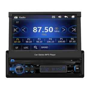 New arrivals Bluetooth Hands-free MP3 đài phát thanh có thể thu vào 7 inch LCD Stereo Car MP5 Máy nghe nhạc