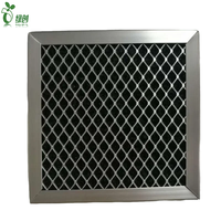 Filtre à air primaire réticulé à cellules ouvertes personnalisé mousse polyuréthane éponge haute capacité de poussière cadre en aluminium panneau lavable