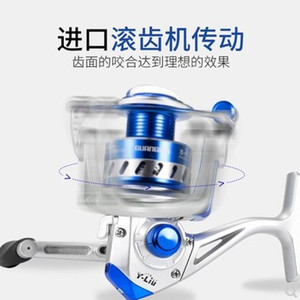 Carrete de Pesca Giratorio Guangwei Yongliu 3000 con Bobina Metálica y Cuerpo de Aleación de Aluminio para Pesca con Señuelos en Roca y Mar - Product Image 4