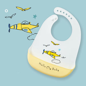 Großhandel Custom Silikon Baby Lätzchen Wasserdichte Baby Lätzchen Niedriger Preis Baby Zubehör aus China - Product Image 4