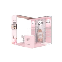 Présentoir de stand modulaire 10x10 durable Phone2Display BTAFB3009 avec cadre en aluminium et tissu SEG imprimé par sublimation pour salon professionnel