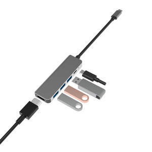 Usine 5 en 1 <span class=keywords><strong>USB</strong></span> Type <span class=keywords><strong>C</strong></span> Hub Splitter Adaptateur avec 4K <span class=keywords><strong>HDMI</strong></span> Connecteur Multiport station d'accueil USB3.0 PD Pour PC Ordinateur - Product Image 2