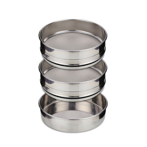 Tamis de laboratoire en acier inoxydable 304, mailles 200, 80 et 10 (0,074, 0,18 et 2 mm), diamètre 4 pouces, pour laboratoire - Product Image 6