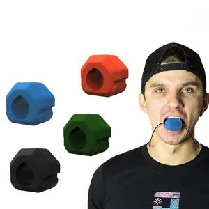 A0518 Silicone <b>Exerciser</b> Silica <b>Face</b> Fitness Ball Jaw <b>Exerciser</b> Facial Toner Reduce Double Chin Relax Ball Jawline Simulator - Product Image 3