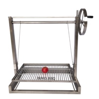 Barbecue au charbon de bois Santa Maria Grill, kit de barbecue argentin pour grillades au bois ou au charbon