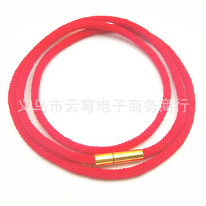 Red Braided Rope <b>Bracelet</b> 3Mm Gold Buckle Jewelry Gift For Women Fashion <b>String</b> <b>Bracelet</b> Yiwu Origin - Product Image 1