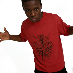 T-shirt pour homme Spader 1-1 en coton de qualité supérieure, vêtements vintage imprimés, manches courtes avec LOGO - Product Image 4