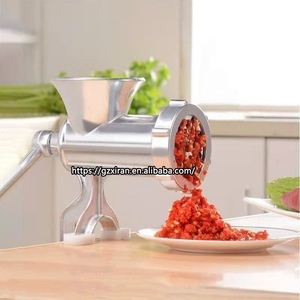 Manual Meat Grinder SS Hand Crank Meat Grinding Machine Sausage Stuffer Filler Household Pork Mincer Grain manufacturing machine - Product Image 4