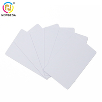 Usine de gros imprimable CR80 plastique blanc Id Business carte à puce en PVC vierge