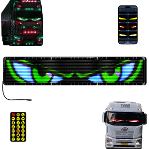 Ma Quỷ của mắt <span class=keywords><strong>LED</strong></span> dấu hiệu năng động hình ảnh động hiển thị không thấm nước mềm <span class=keywords><strong>LED</strong></span> ma trận pixel bảng điều chỉnh lớn <span class=keywords><strong>LED</strong></span> hiển thị ánh sáng cho xe tải thủy tinh - Product Image 1