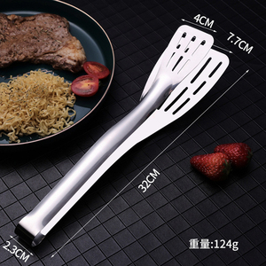 SF27 707 201Stainless Steel Kitchen Spatula 32CM Slotted Turner Fork Durable Household Cooking Tool All Season - Product Image 4