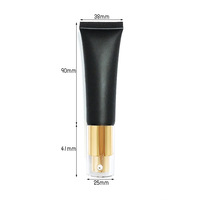 Pompe vide sans air en plastique rose, écologique, personnalisé, 30ml 50ml, crème BB, crème solaire, Tube cosmétique, emballage pour les soins de la peau