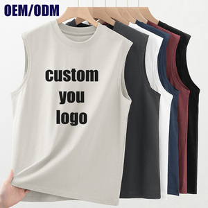 Cool Sense Sleeveless O‑Neck Men's T Shirts Premium Wholesale Customized <b>Tshirts</b> Printed Casual Plain Homme <b>Tshirt</b> With Logo - Product Image 1