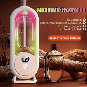 High Quality Portable Smart Air Freshener Humidifier Digital Display Essential <b>Oil</b> Fragrance Aroma <b>Diffuser</b> for Household Use - Product Image 3