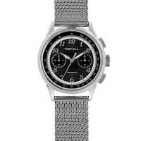 Montre mécanique haut de gamme OEM personnalisée Calendrier automatique Boîtier en acier inoxydable 316L Design à cadran classique