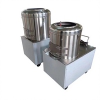 Industriële aardappel- en groenteschilmachine van roestvrij staal, trommelschiller voor fruitverwerkingsbedrijven