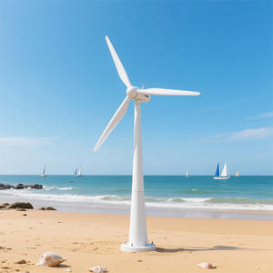 가정용 수평축 풍력 터빈 100w 저풍력 발전기 주거용 풍력 발전기 - Product Image 5