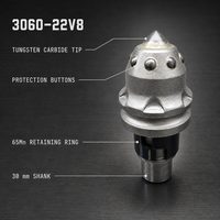 DDP Livraison Rapide Service ISF C31HD WS39 Dents de Forage Coniques à Tige Ronde pour Ponceuse de Piquage, en Acier Forgé 42CrMo, pour Perçage de Roches